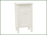 Cupboard with drawer and door